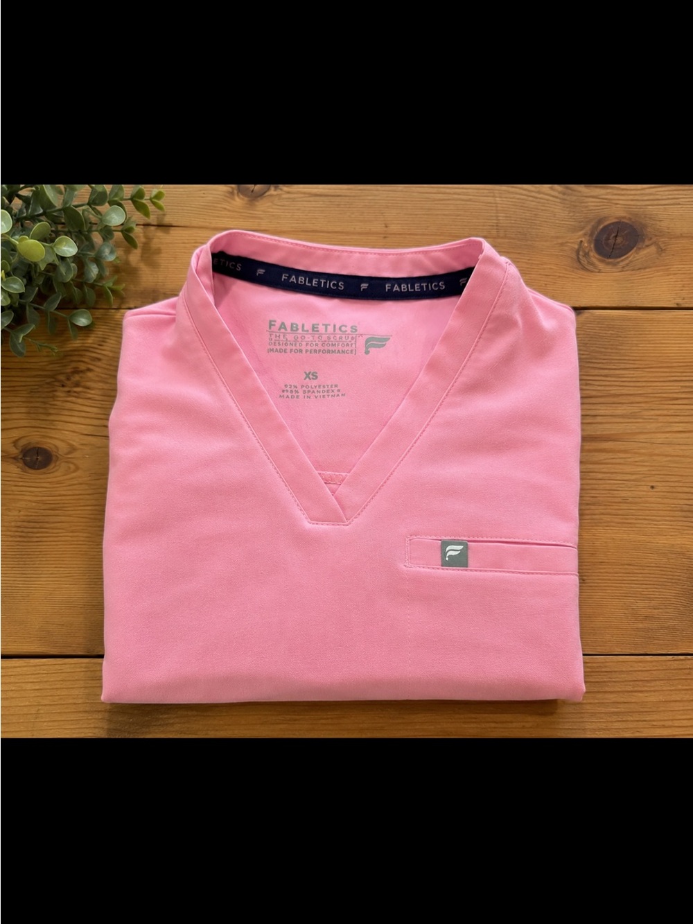 Fabletics Pink V-Neck Top and Joggers